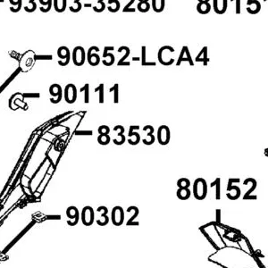 83530-ABD2-C00-63P BOARD A L SIDE(Mat White) — diagram cutout