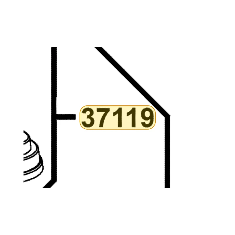 37219-LBA2-E00 LENS — diagram cutout