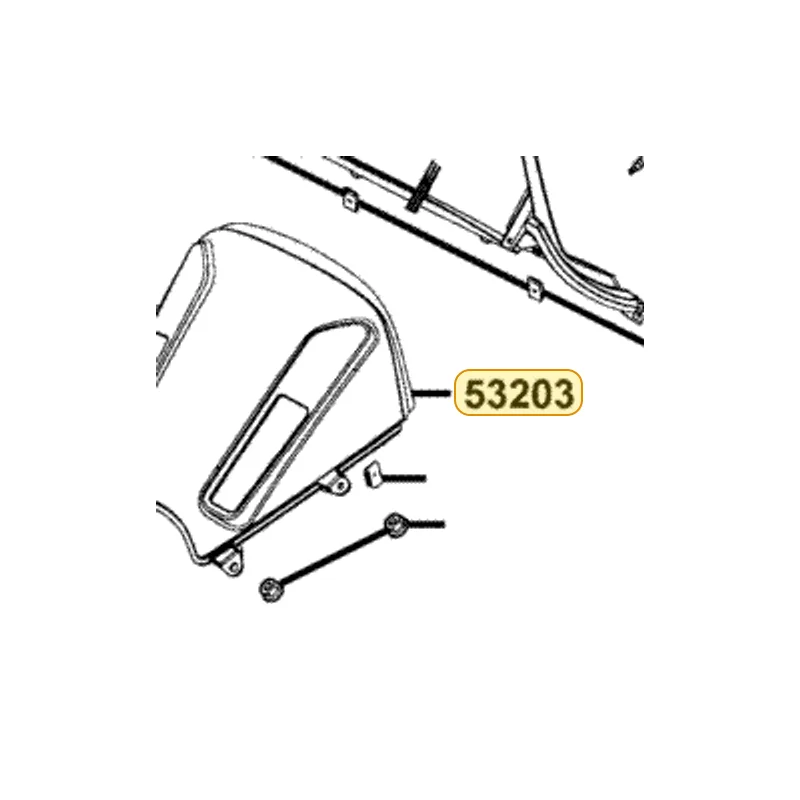 53203-LBA2-E00-N1R COVER METER FR (Black) — diagram cutout
