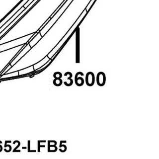 83600-ABD2-C00-63P "COVER.L BODY" — diagram cutout