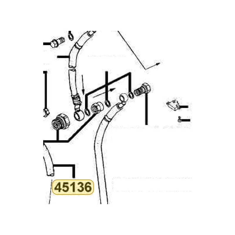 45136-LBA2-E01 HOSE ASSY FR BRK (LH) — diagram cutout
