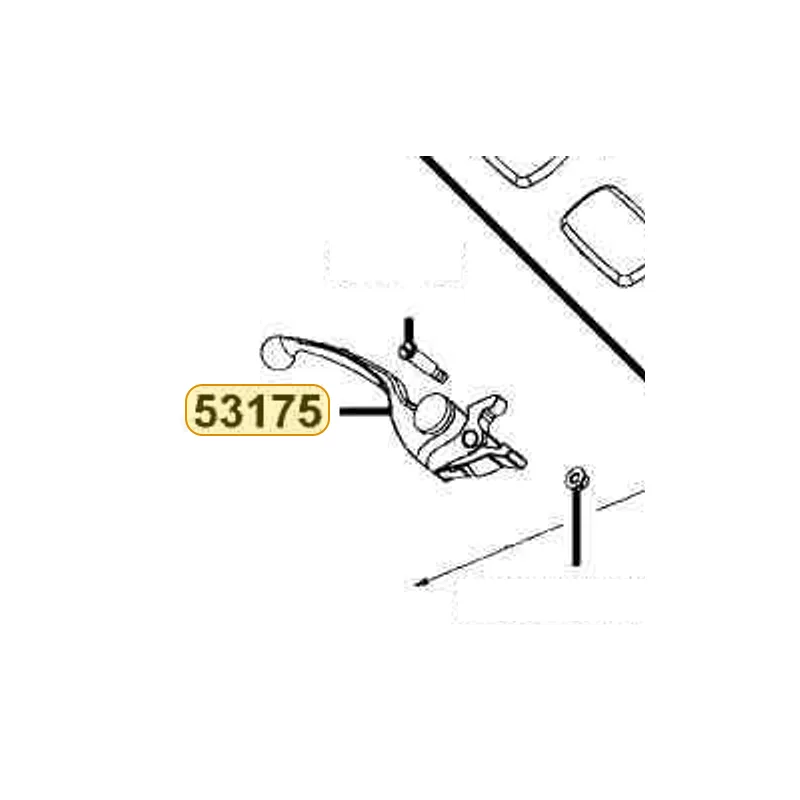 53175-LBA2-E03-M3A LEVER R STRG HANDLE — diagram cutout