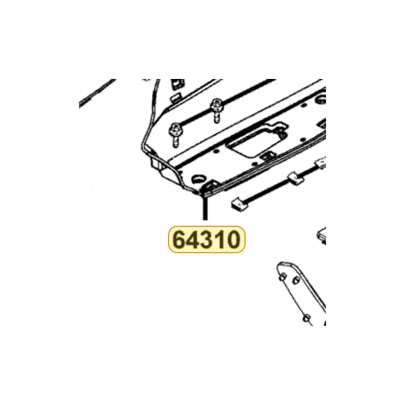 64310-LBA2-E00-N1R FLOOR PANEL (Black) — diagram cutout