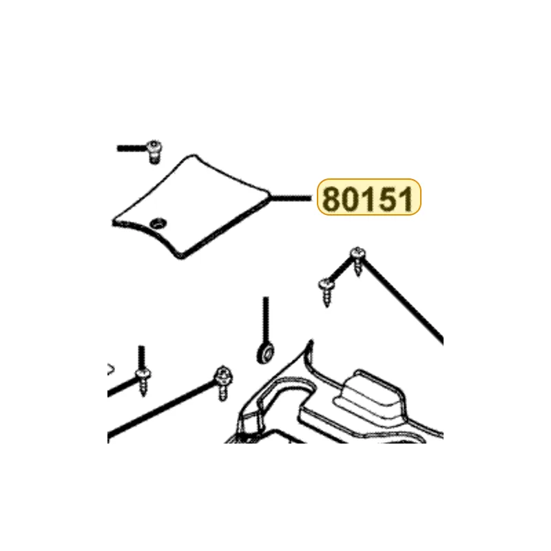 80151-LBA2-E00-N1R COVER CENTER (Black) — diagram cutout