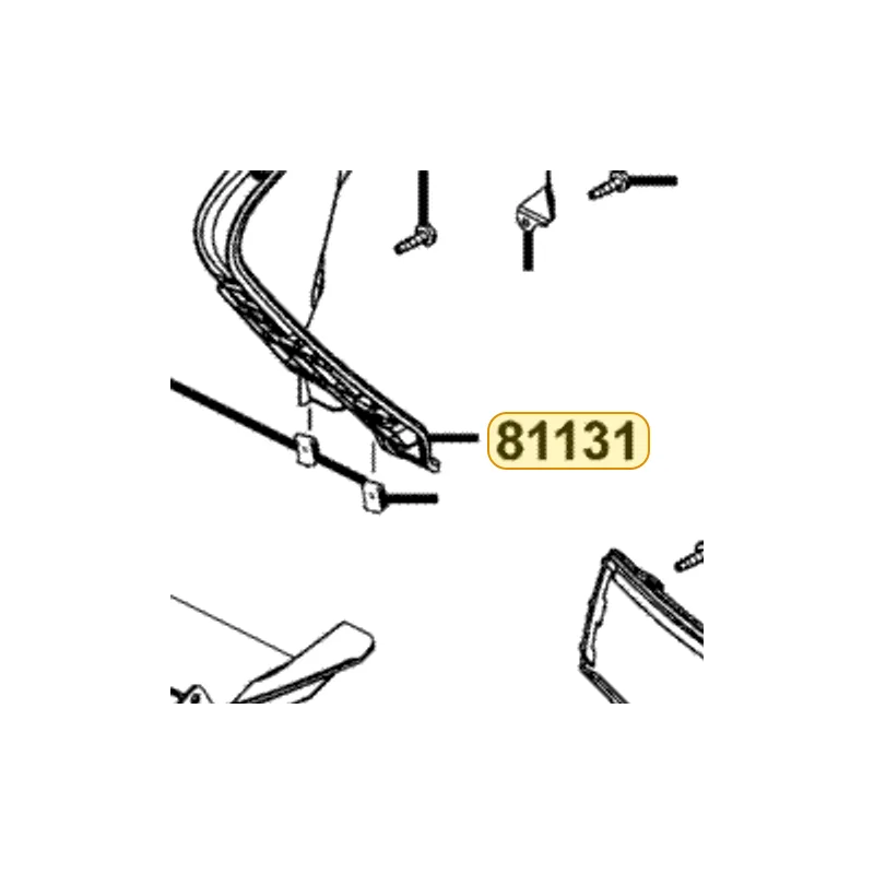 81131-LBA2-M30-N1R LEG SHIELD (Black) — diagram cutout