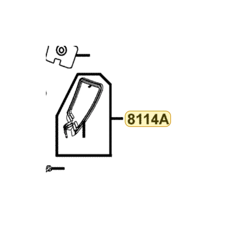 8114A-LBA2-E00-N1R LID ASSY INNER BOX (Black) — diagram cutout