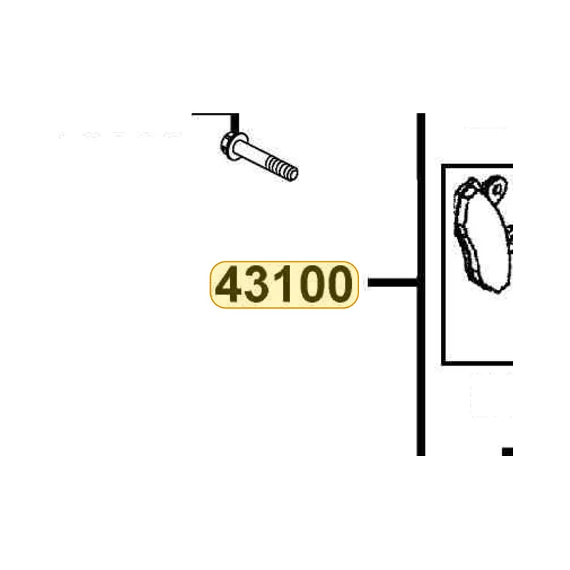 43100-LDF2-E00-HQA CALIPER ASSY RR — diagram cutout