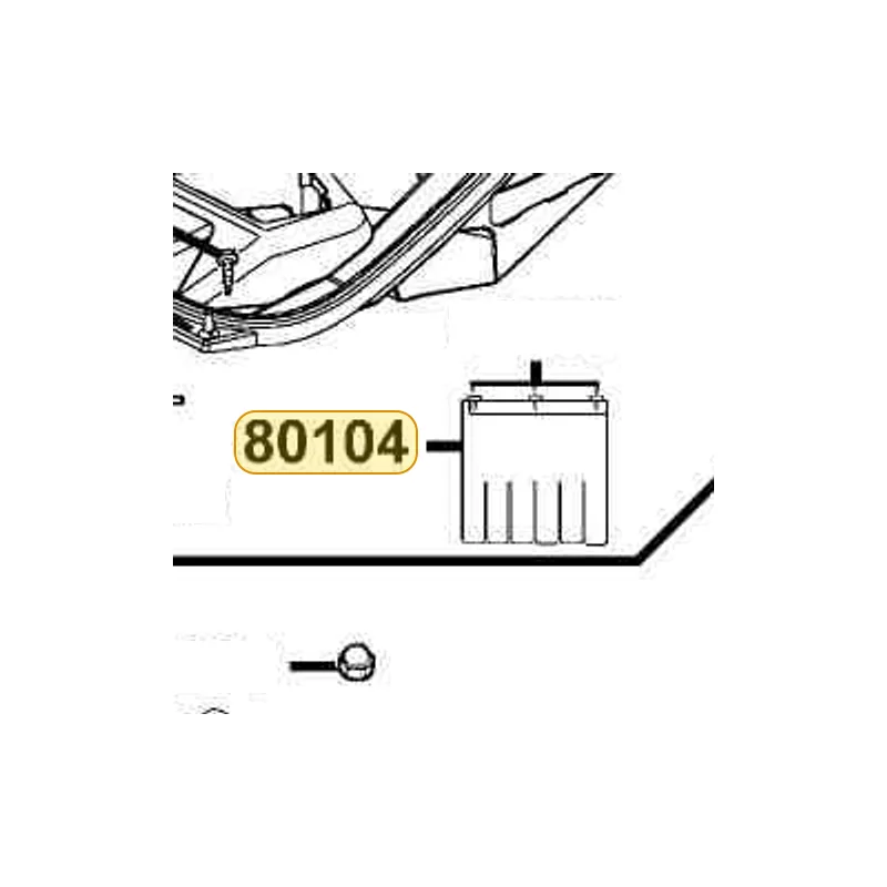 80104-LDB2-E00 PLATE C SPLASH GUARD — diagram cutout