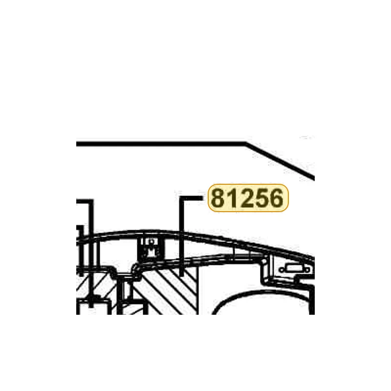 81256-LDB2-E00 HEAT GUARD A LUGGAGE BOX — diagram cutout