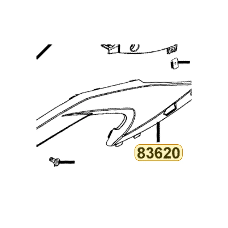 83620-LBA2-E00-HQP COVER L SIDE — diagram cutout