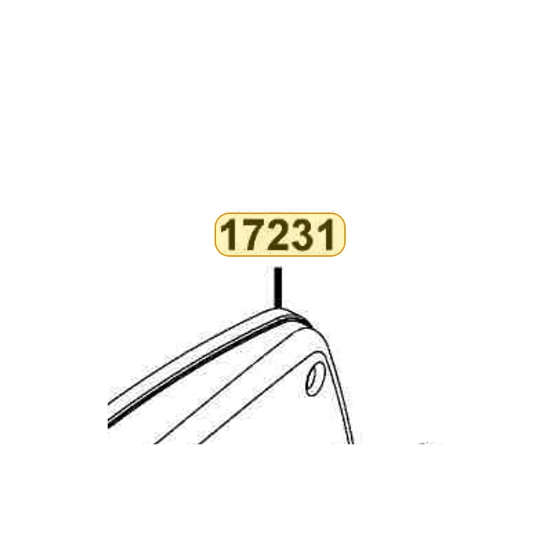 17231-LDB2-E00 COVER COMP AIR/C — diagram cutout