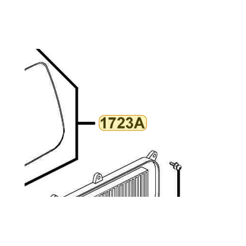 1723A-LDB2-E00 CASE ASSY. AIR/C — diagram cutout