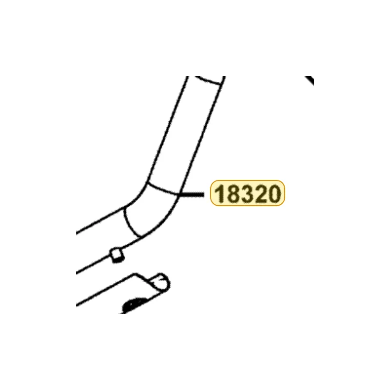 18320-LDB2-E00 PIPE EXHAUST — diagram cutout