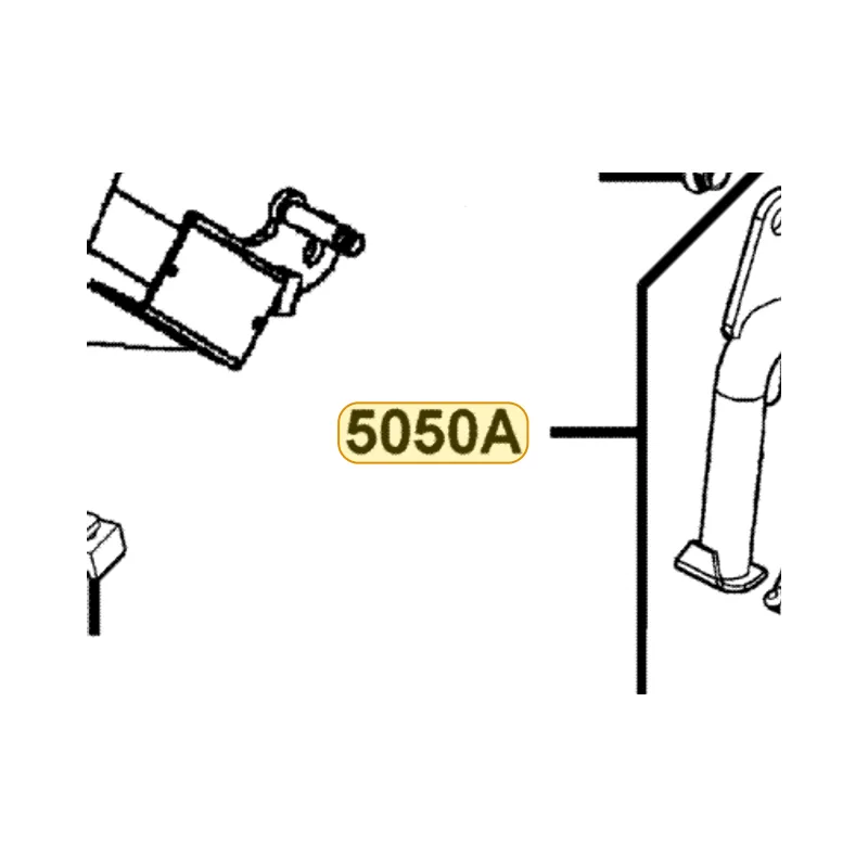 5050A-LDB2-E00 STAND ASSY MAIN — diagram cutout
