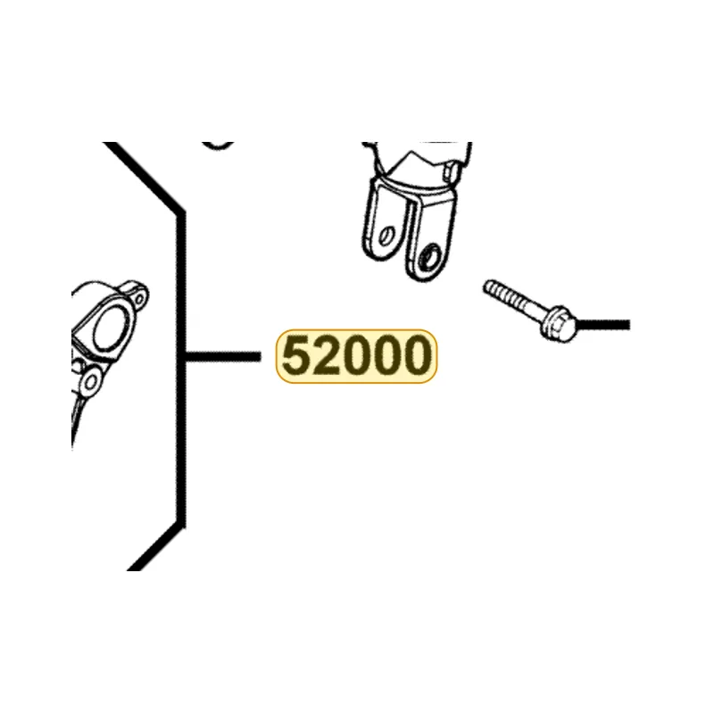 52000-LDB2-E00-HQA FORK ASSY REAR — diagram cutout