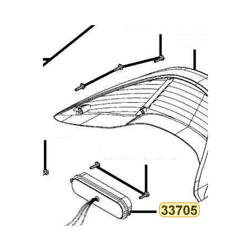 33705-LBA2-305 LIGHT COMB LED — diagram cutout