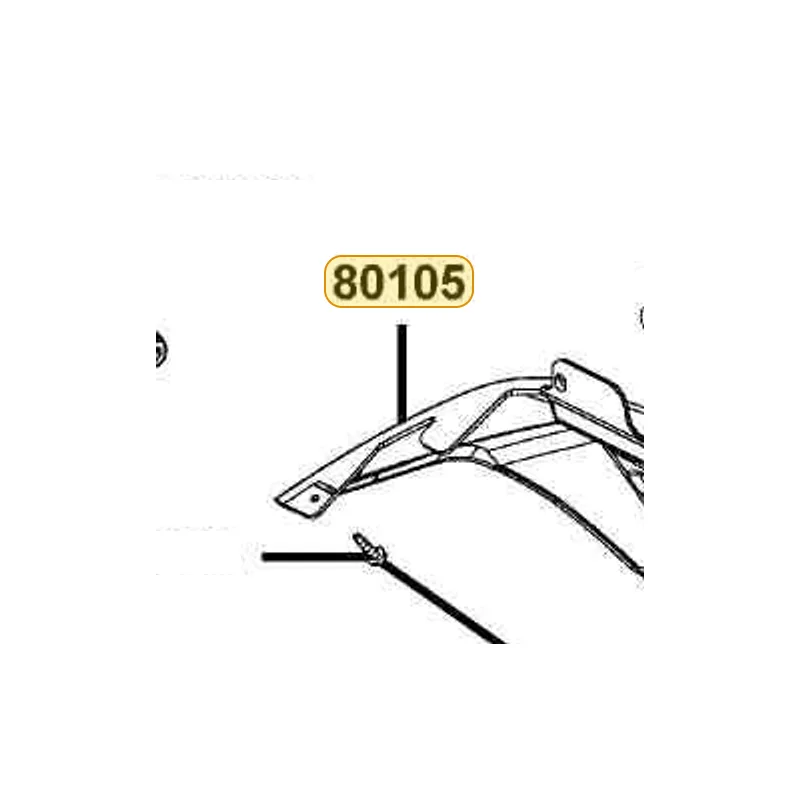 80105-LBA2-M30-N1R FENDER RR (Black) — diagram cutout