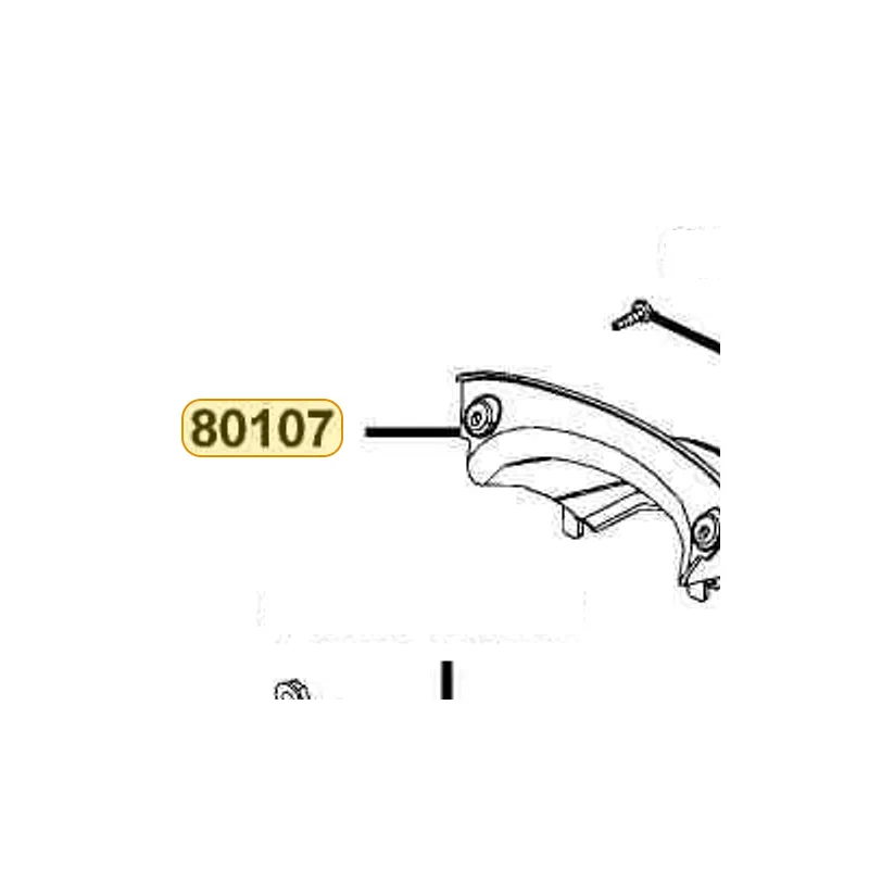 80107-LBA2-E00 COVER LICENSE LIGHT — diagram cutout
