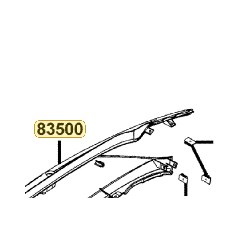 83500-LBA2-E00-YFP COVER R BODY (Orange) — diagram cutout