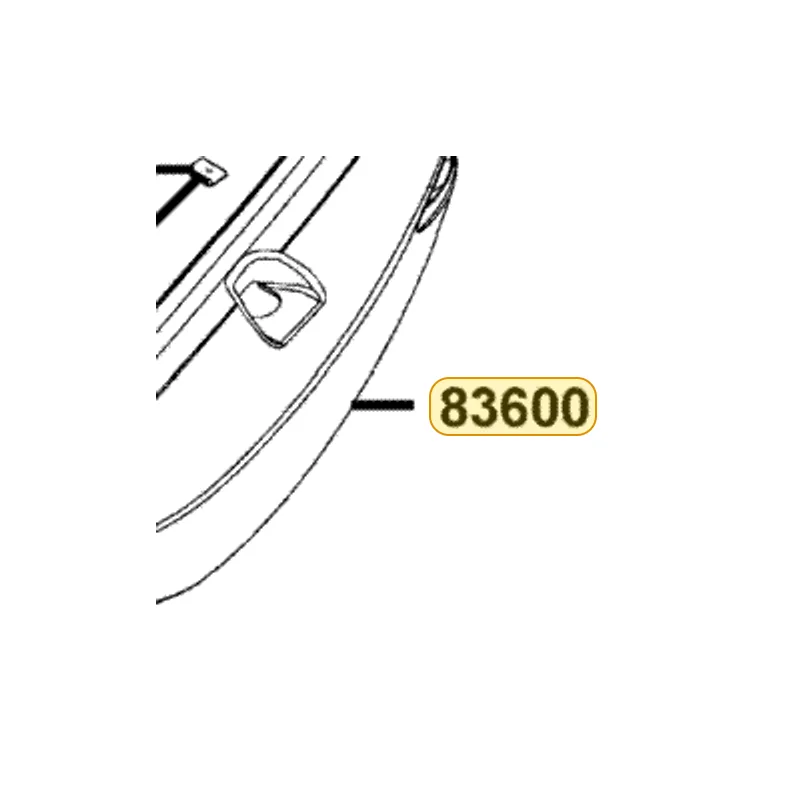 83600-LBA2-E00-YFP COVER L BODY (Orange) — diagram cutout