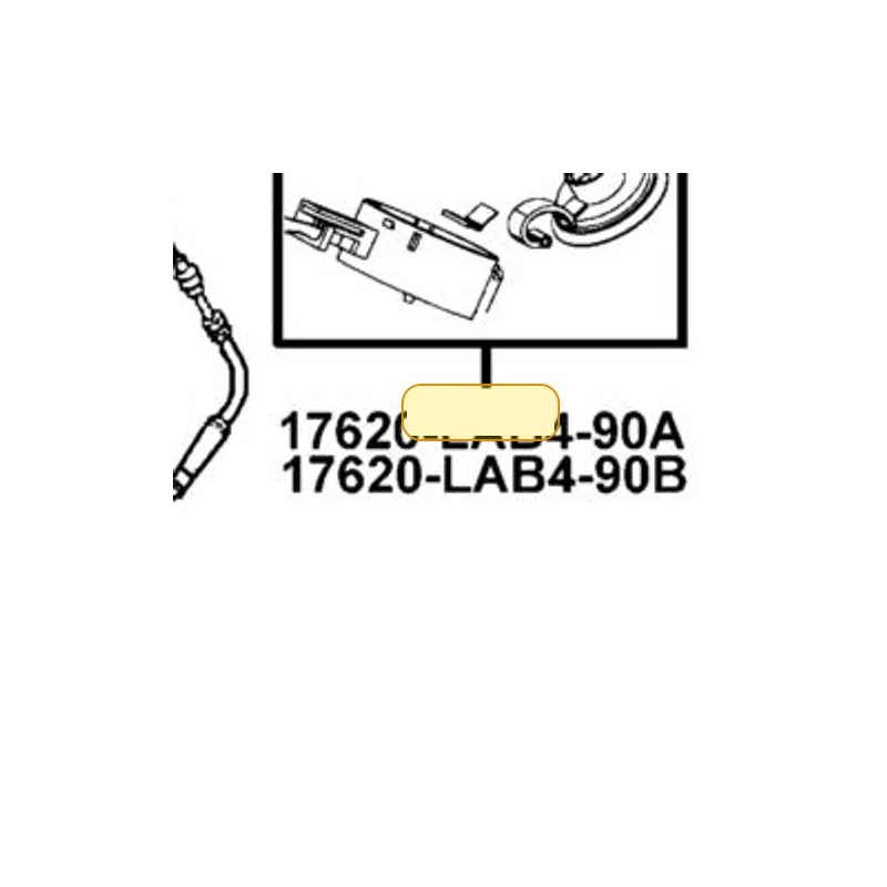 17620-LAB4-90B CAP COMP FUEL FILLER — diagram cutout