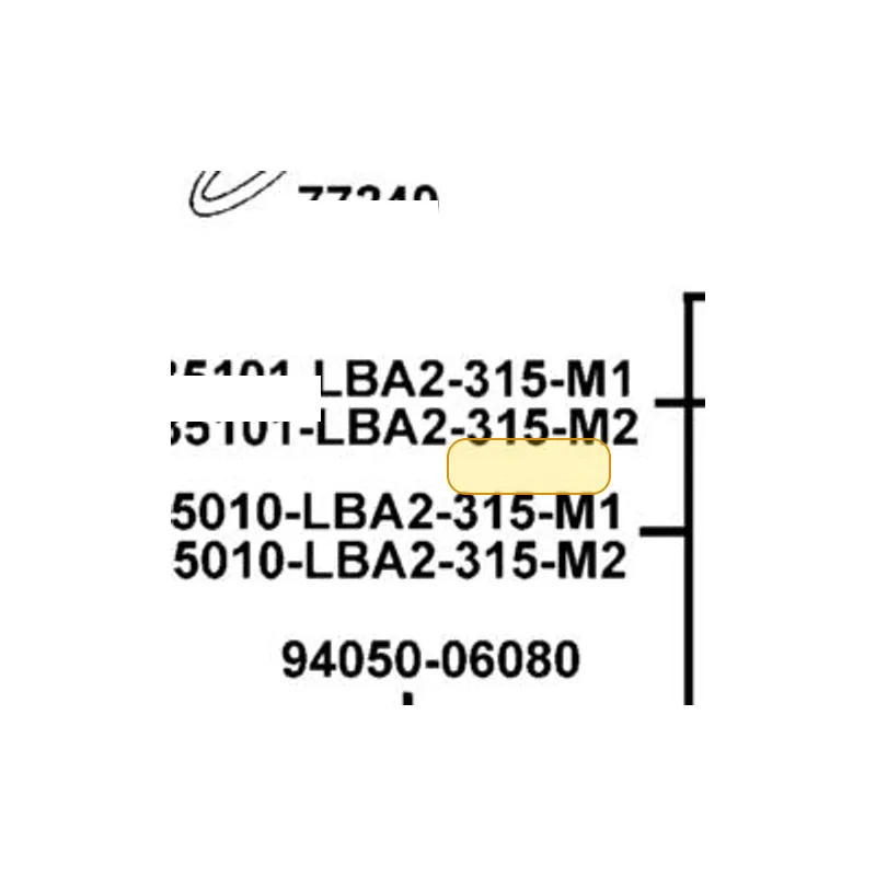 35101-LBA2-315-M2 SW SET COMB & LOCK — diagram cutout