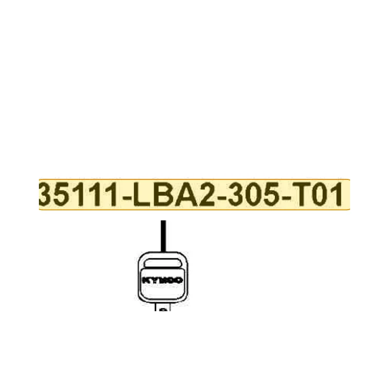 35111-LBA2-305-T01 KEY COMP(R TANGENT PLANE/SD) — diagram cutout