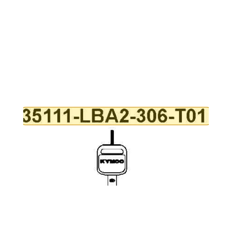 35111-LBA2-306-T01 KEY COMP (R TANGENT PLANE/TJ) — diagram cutout