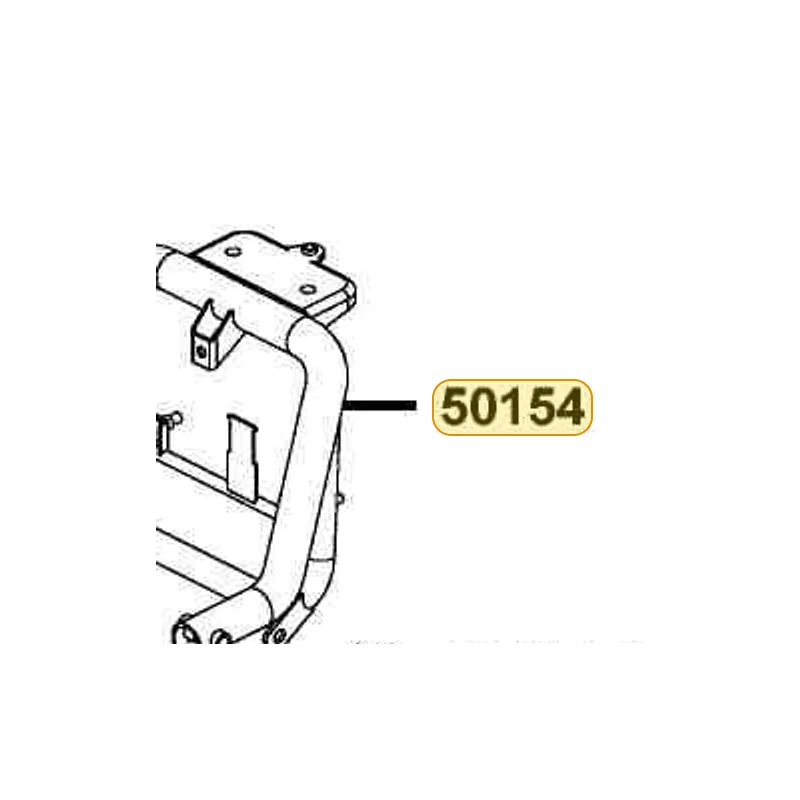 50154-LBA2-E00 STAY RR CARRIER — diagram cutout