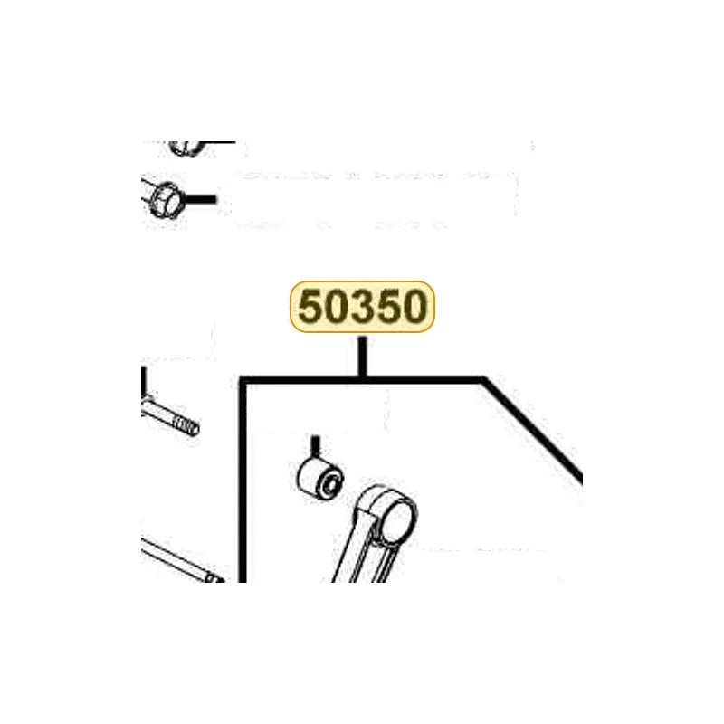 50350-LDB2-E00 ENG HANGER COMP — diagram cutout