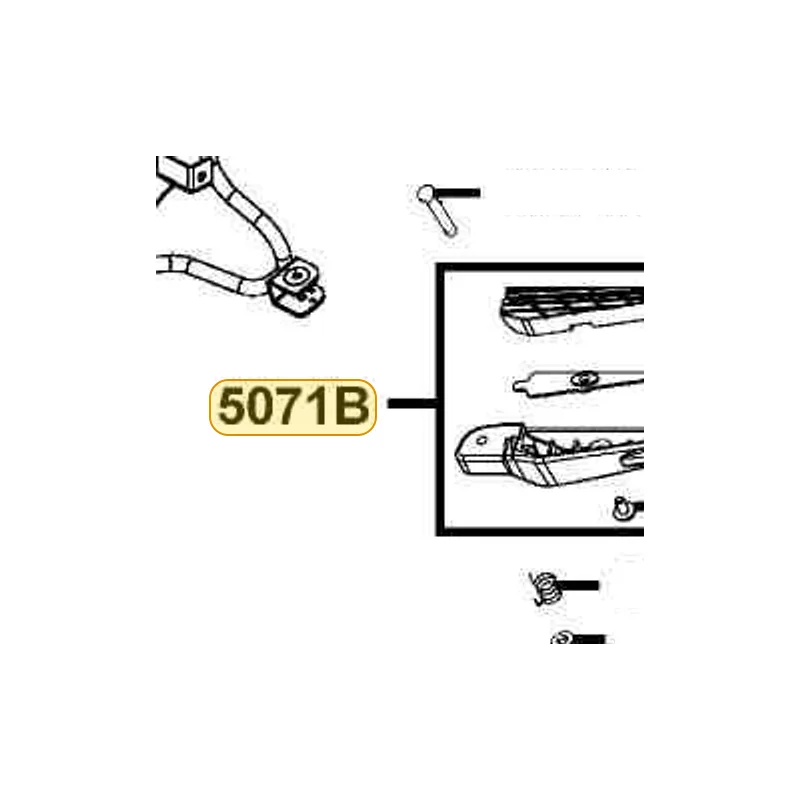 5071B-LBA2-E00 BAR L STEP ASSY — diagram cutout