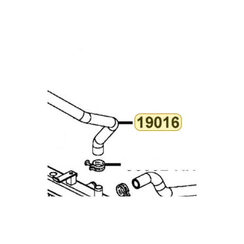 19016-LBA2-E00 HOSE WATER-UNIT CAP — diagram cutout