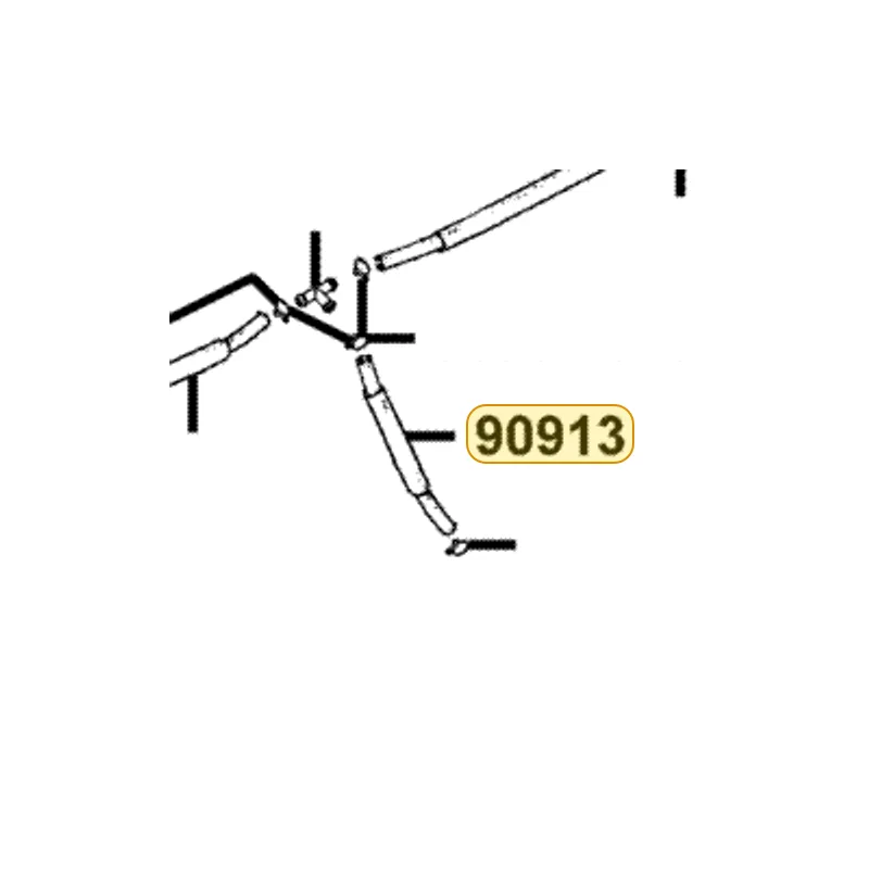 90913-LDB2-E00 TUBE FUEL 3.5*1570 — diagram cutout