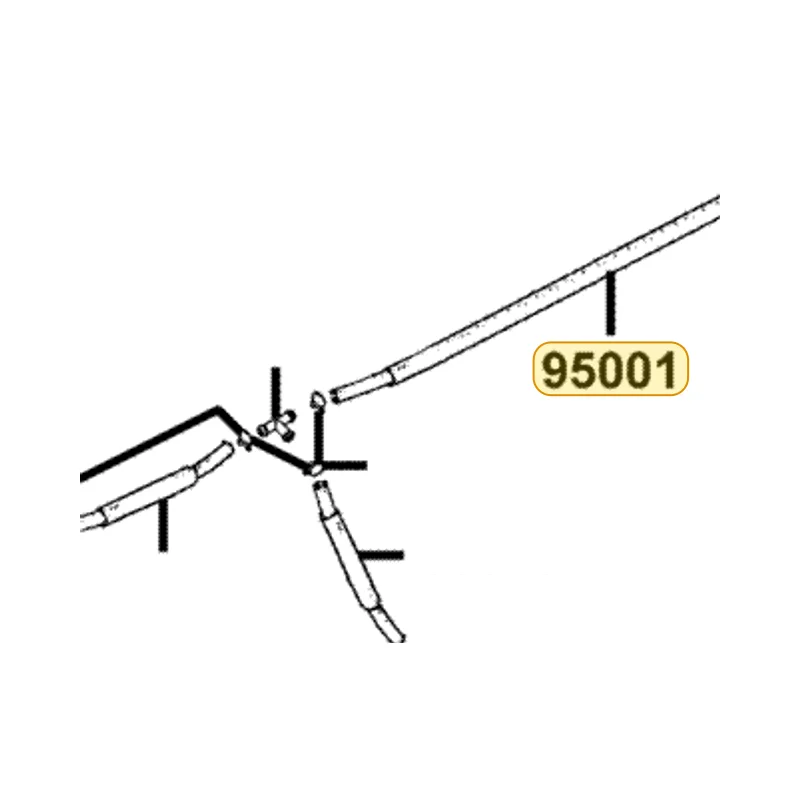 95001-35600-40 TUBE FUEL 3.5*600 — diagram cutout