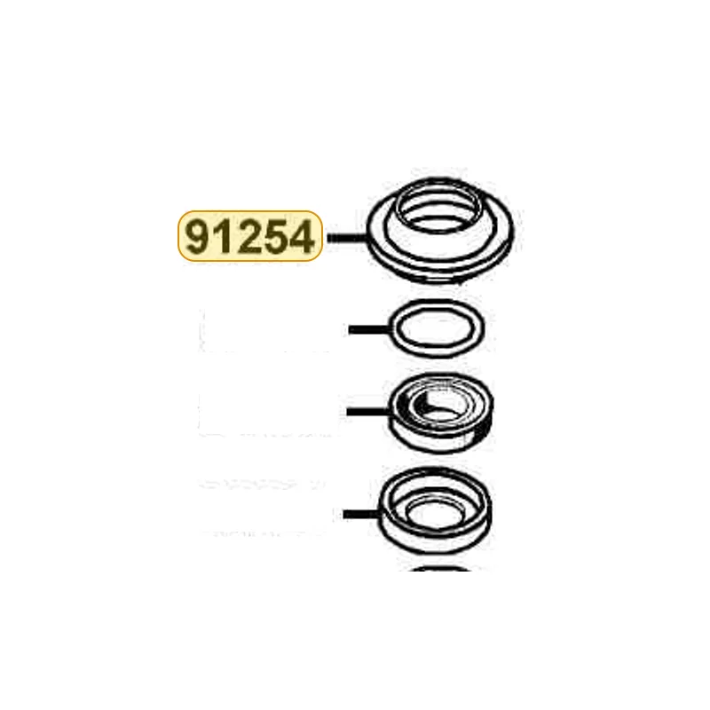 91254-LBA2-E00 DUST SEAL — diagram cutout
