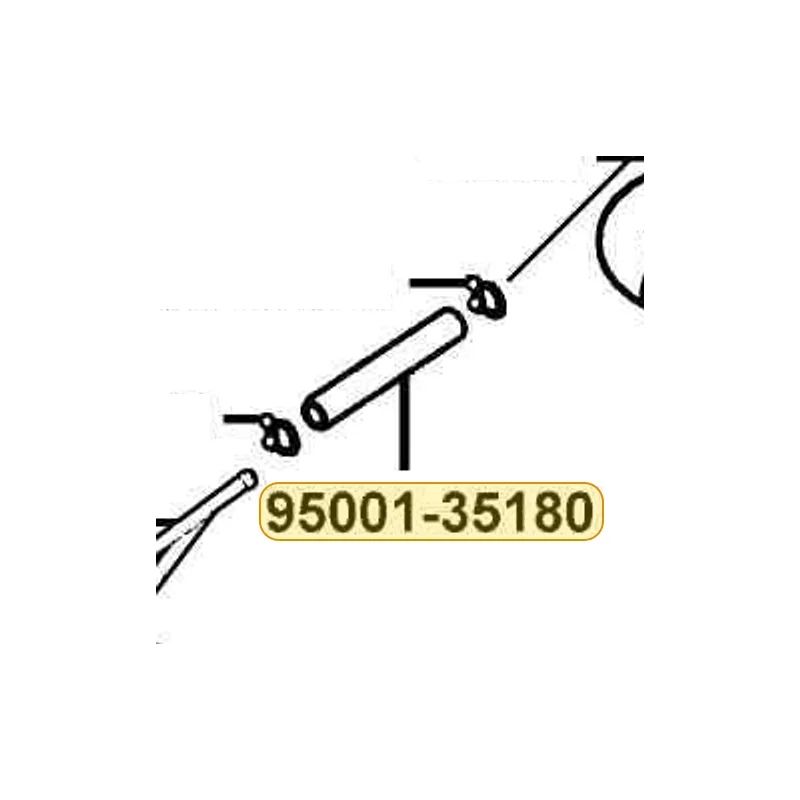 95001-35180-40 TUBE FUEL 3.8*180 — diagram cutout