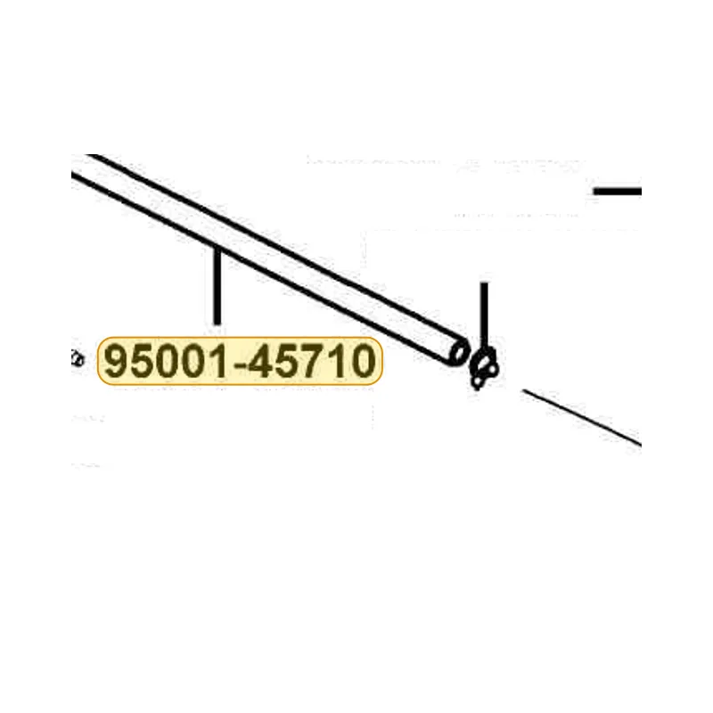 95001-45710-40 TUBE FUEL 4.5*710 — diagram cutout