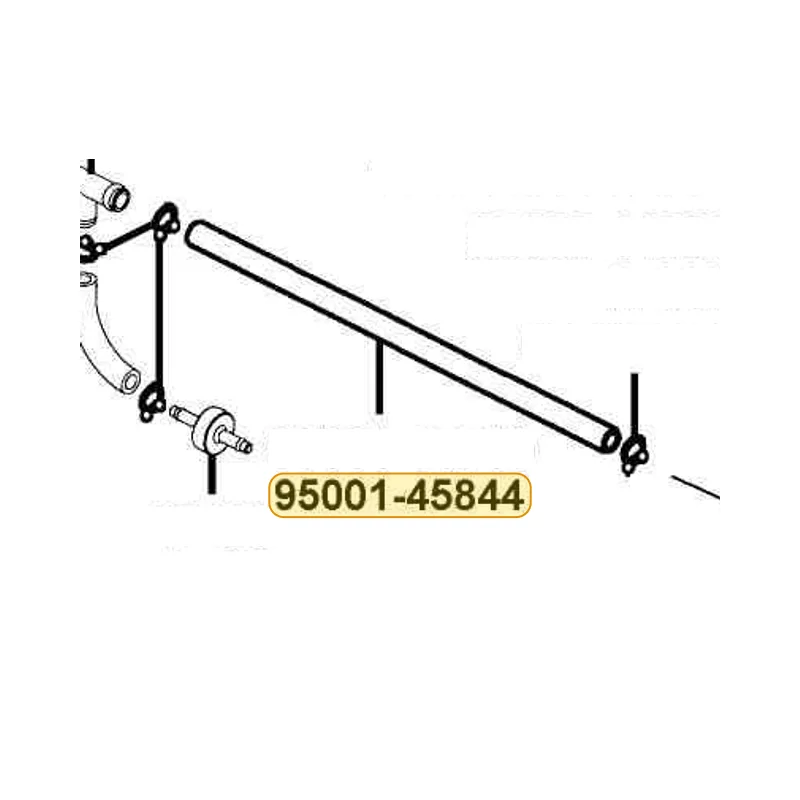 95001-45844-40 TUBE FUEL 4.5*844 — diagram cutout