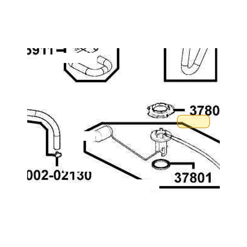 16912-LDB2-MY0 TUBE ASSY STRAINER - FUEL PUMP — diagram cutout