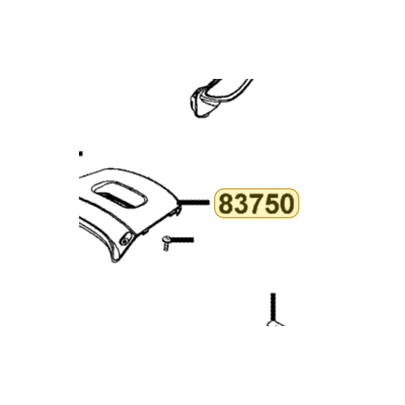 83750-LBA2-E00-Q4P COVER RR CENTER — diagram cutout