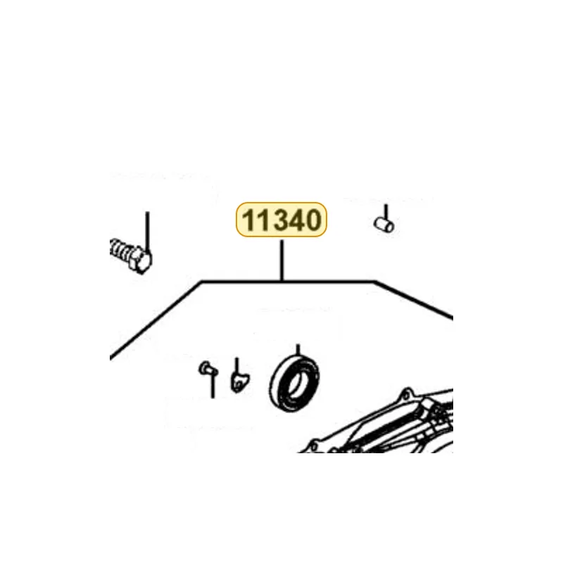 11340-LKF5-E02 COVER COMP. L. CRANK CASE — diagram cutout