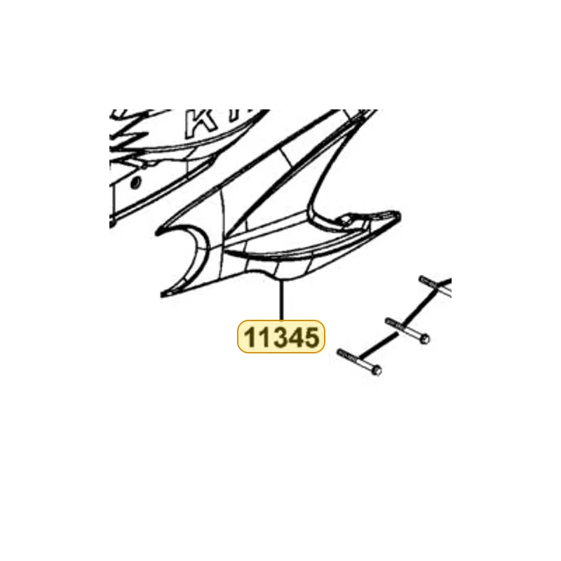 11345-LKF5-E00-N1P SIDE COVER L COVER — diagram cutout