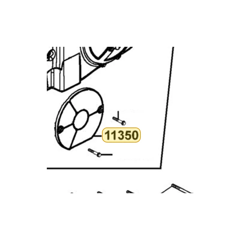 11350-LKF5-E00 ELEMENT DUCT. A L. COVER — diagram cutout