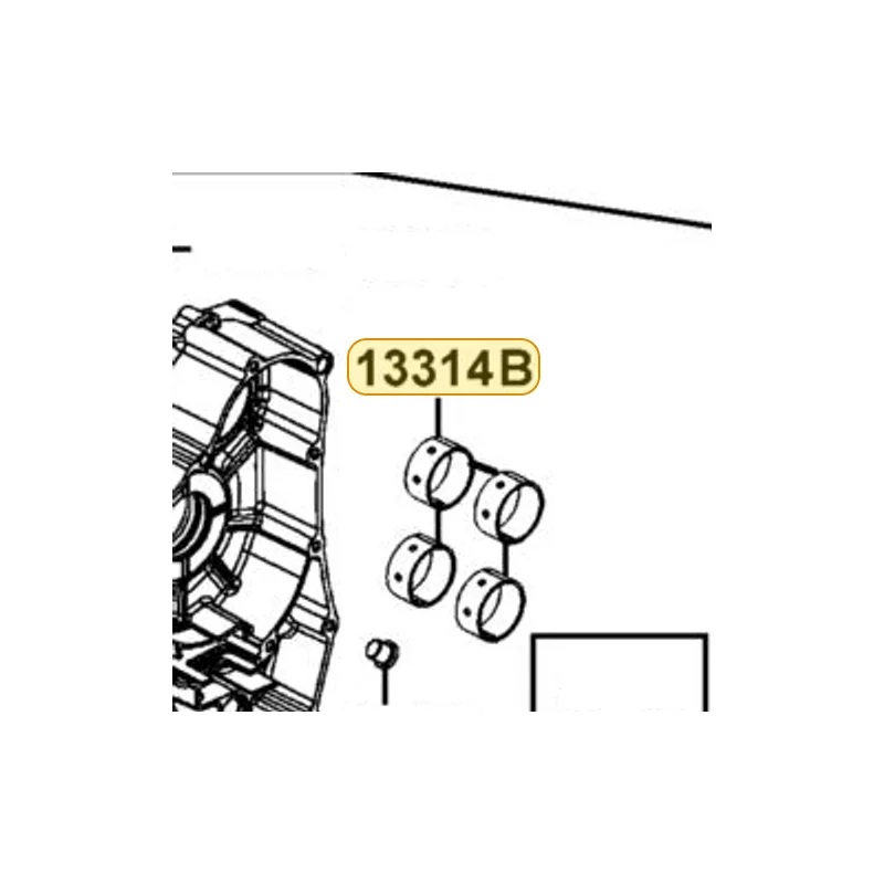 13314-LKF5-E00-C BEARING. CRANK SHAFT (BLACK/1.486~1.490) — diagram cutout