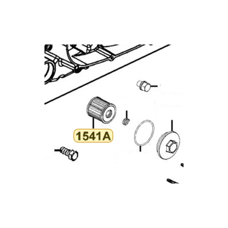 1541A-LEH6-E00 ELEMENT ASSY OIL FILTER — diagram cutout