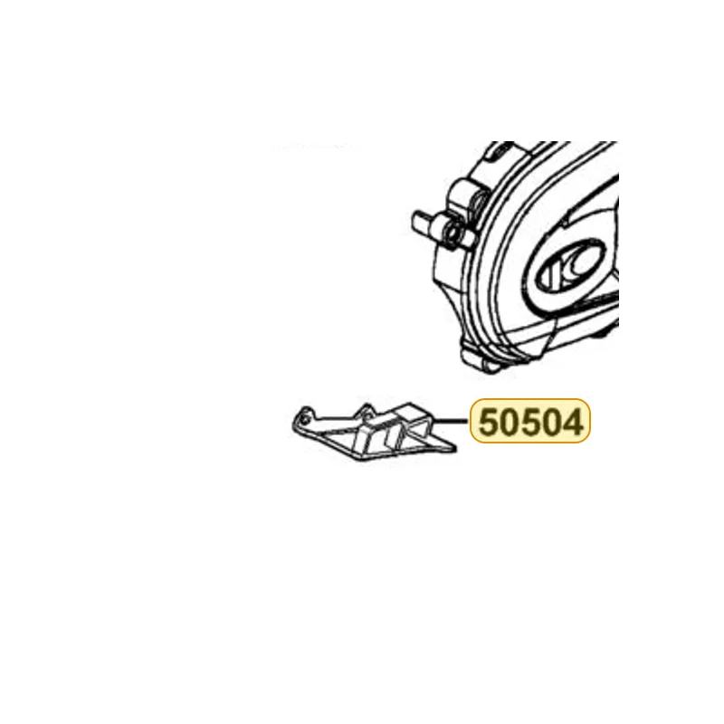 50504-LKF5-E00 STOPPER PLATE.MAIN STAND — diagram cutout