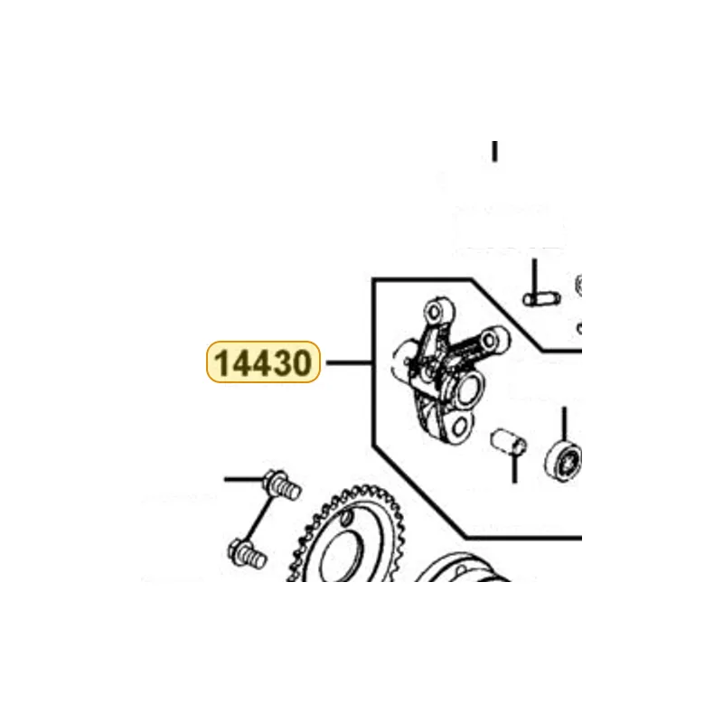 14430-LKF5-E00 ARM COMP. IN VALVE ROCKER — diagram cutout