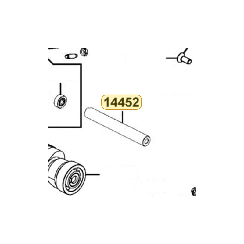 14452-LKF5-E00 SHAFT. ROCKER ARM — diagram cutout