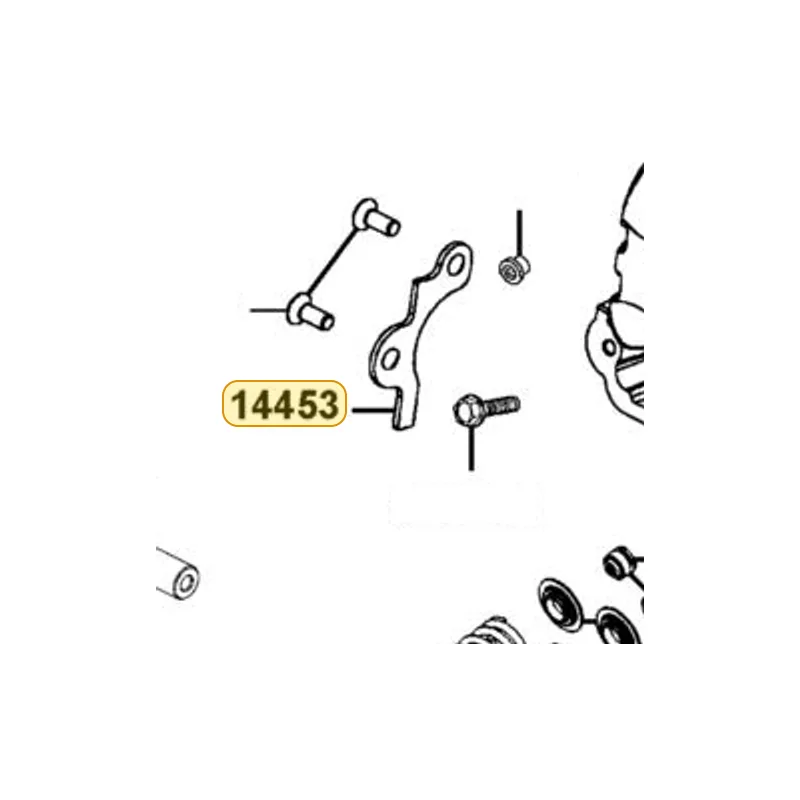14453-LKF5-E00 SET. PLATE. ROCKER ARM SHAFT — diagram cutout