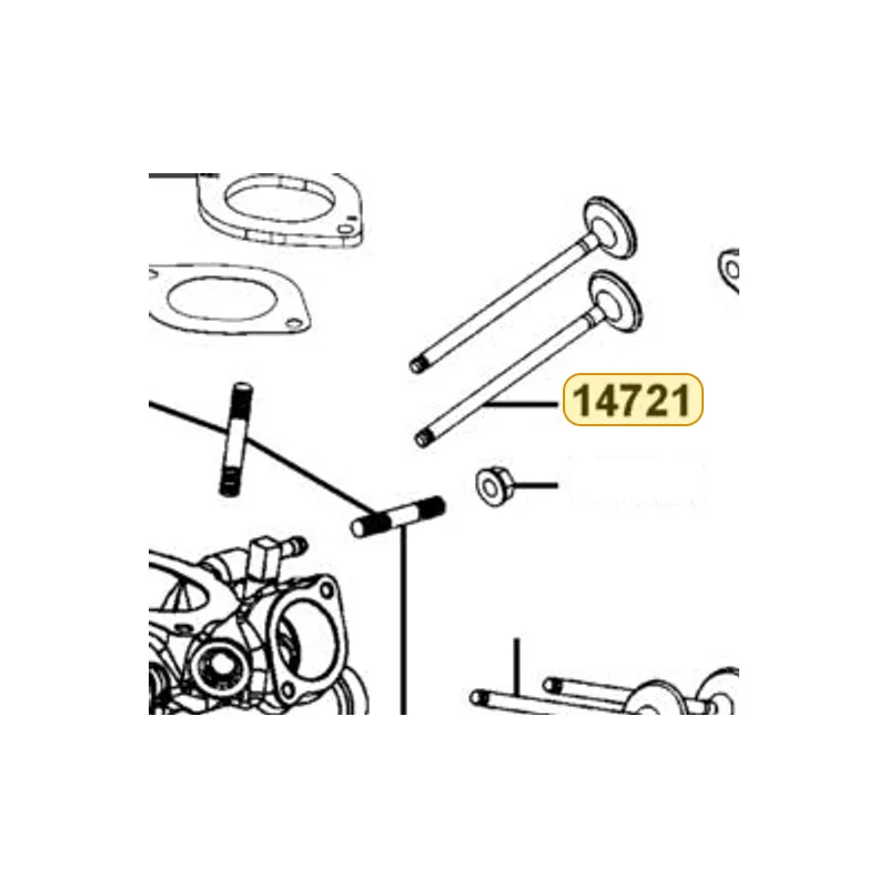 14721-ABE1-E00 VALVE EXHAUST — diagram cutout